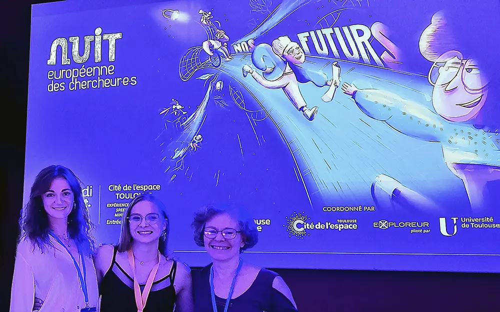 3 chercheuses de Softmat à la Nuit Européenne des Chercheurs - Softmat